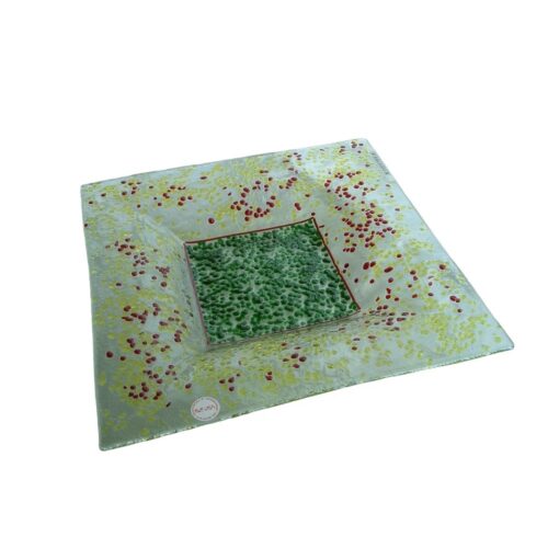 Piatto d'appoggio mod. quadro in vetro colorato da 6mm DSCF0009