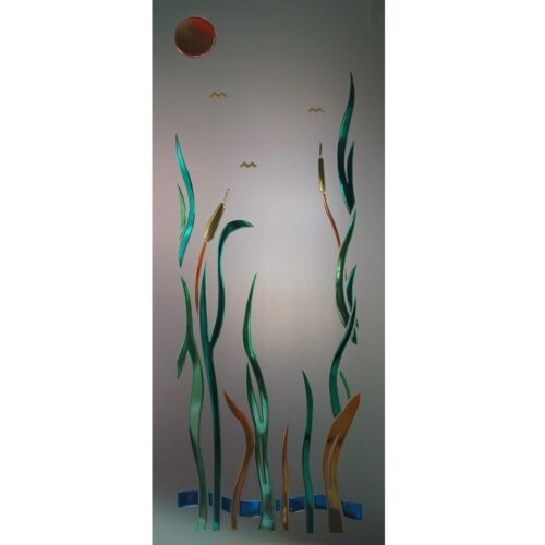 Vetro satinato inciso colorato sudve0005