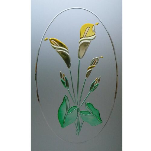Vetro satinato inciso colorato sudve0045